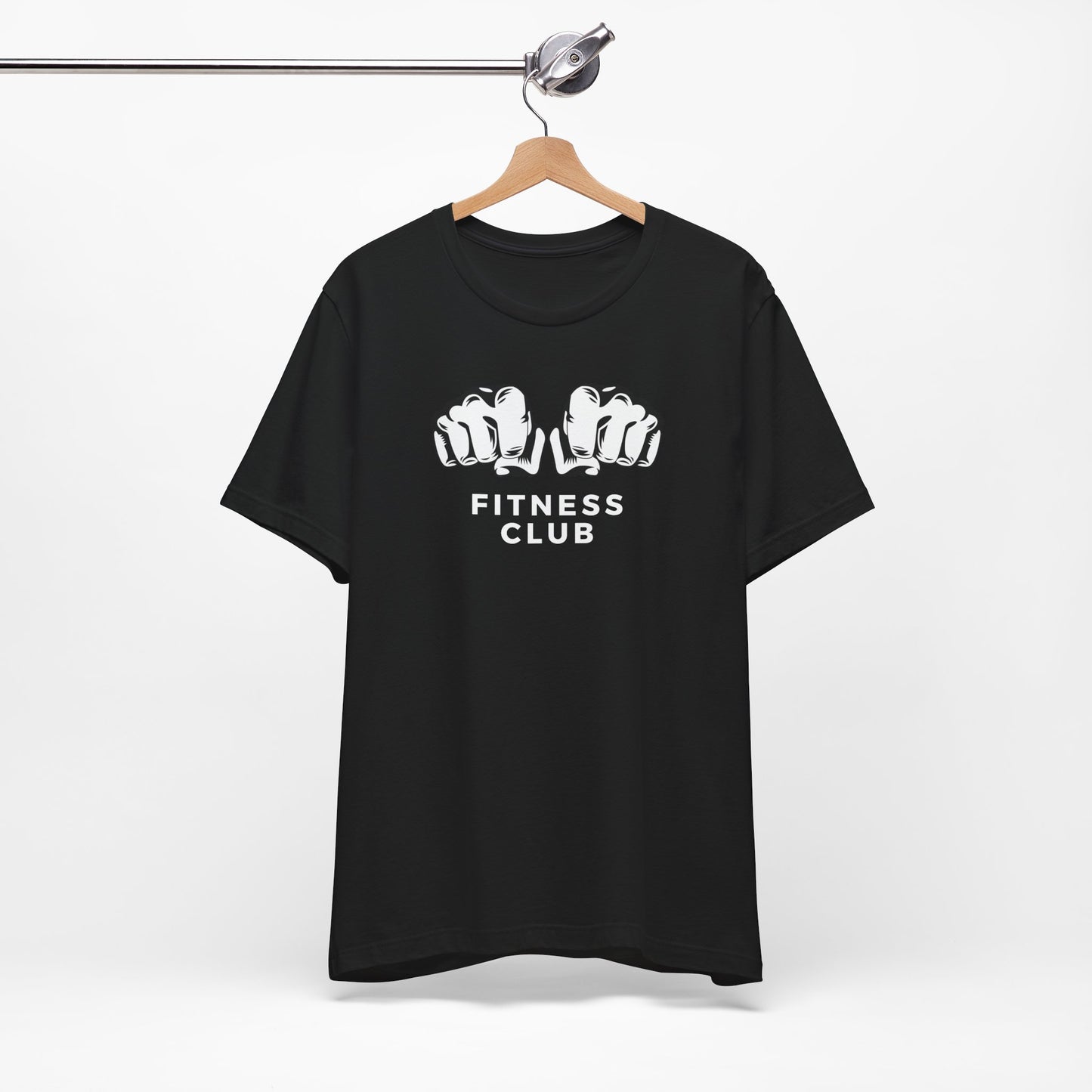Fitness Club Unisex Jersey Tee - Bold Workout Shirt