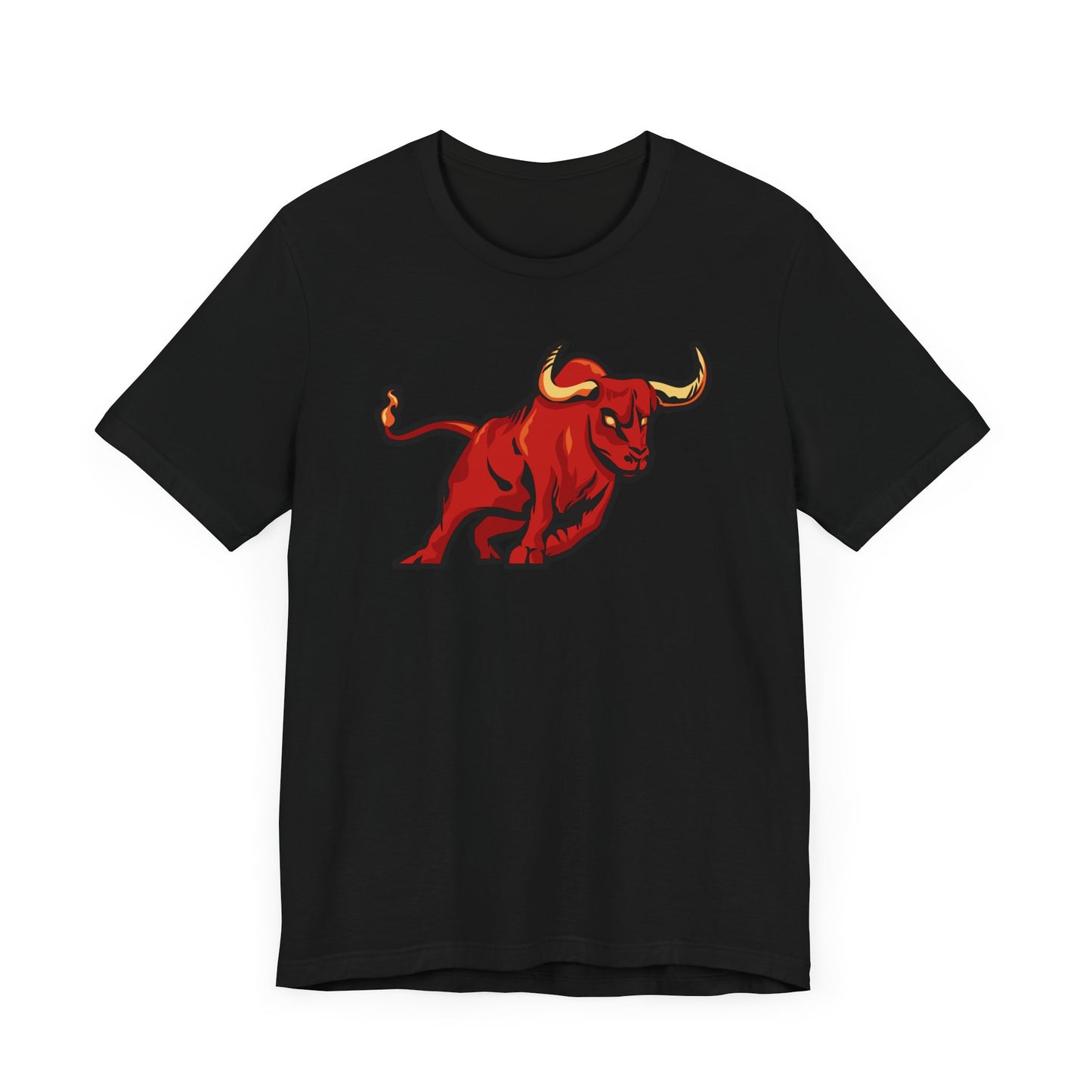 Vibrant Bull Graphic Tee - Unisex Jersey