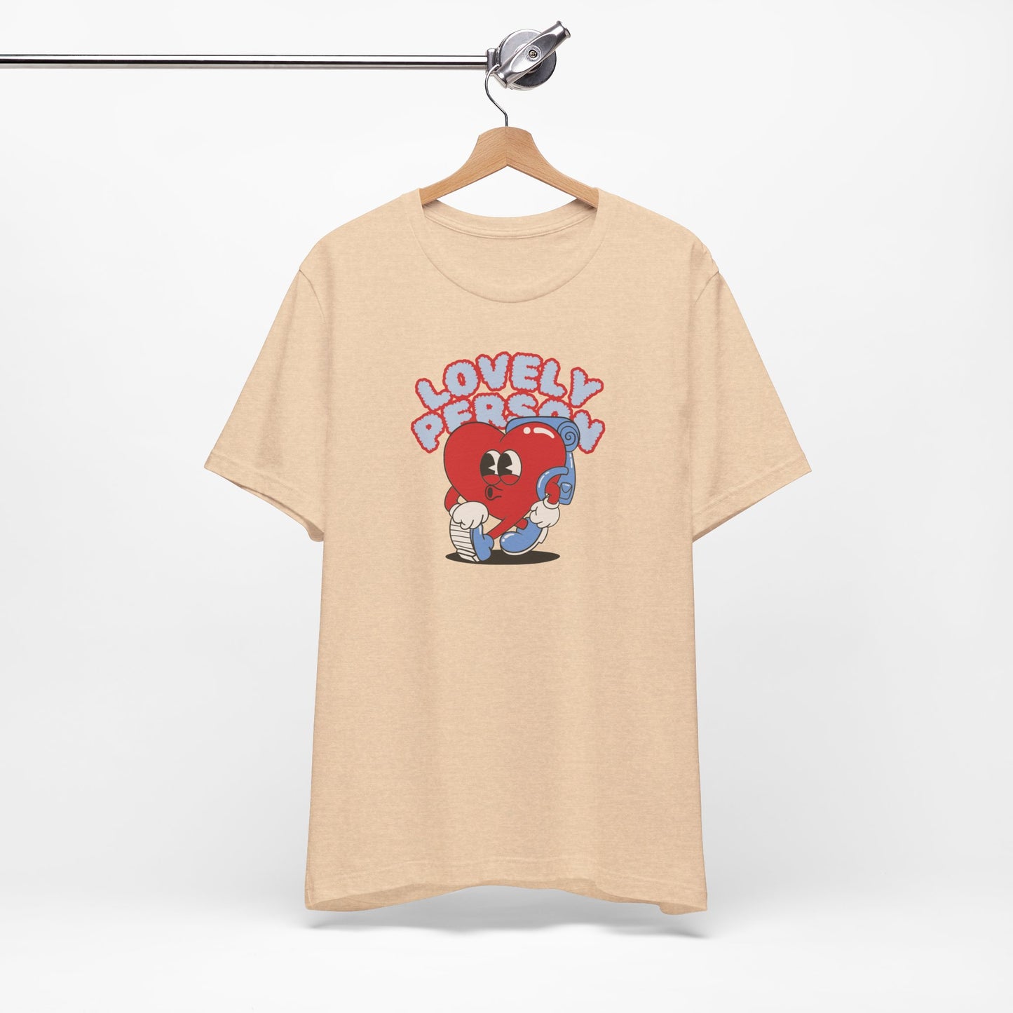 Lovely Person Short Sleeve Tee - Kind Souls Unisex Jersey