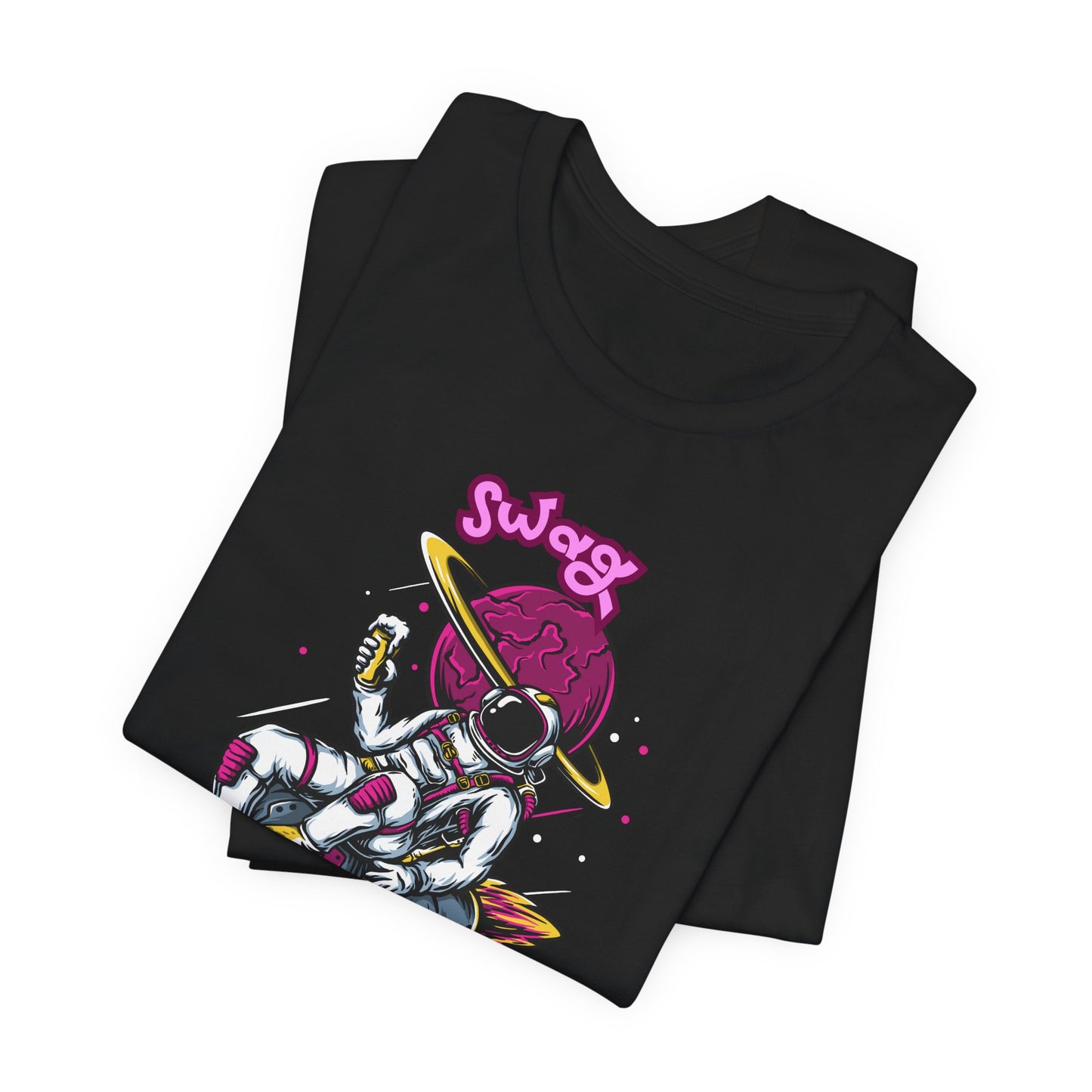 Cool Space Swag Unisex Short Sleeve Tee | Fun Graphic Tee for Casual Wear