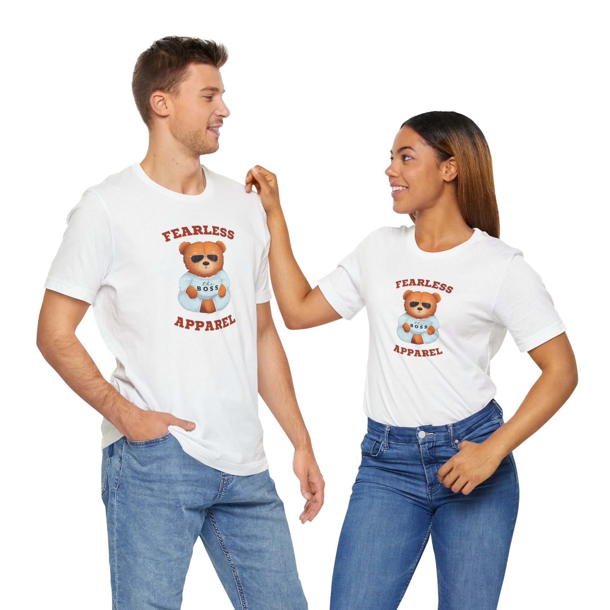 Fearless Boss Bear Unisex T-Shirt - Cute Graphic Tee