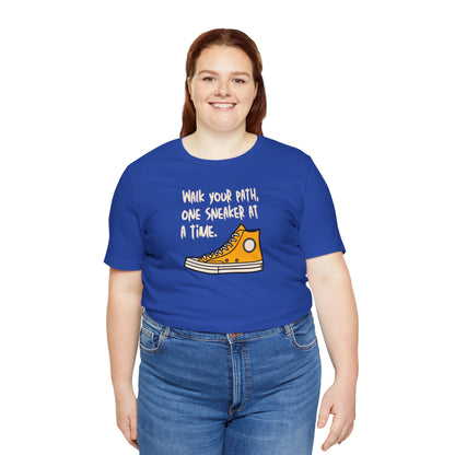 Inspirational Sneaker Tee - Unisex Jersey Short Sleeve