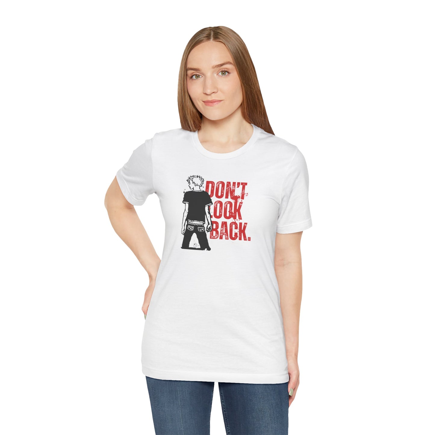 Inspirational Tee - 'Don't Look Back' Unisex Jersey