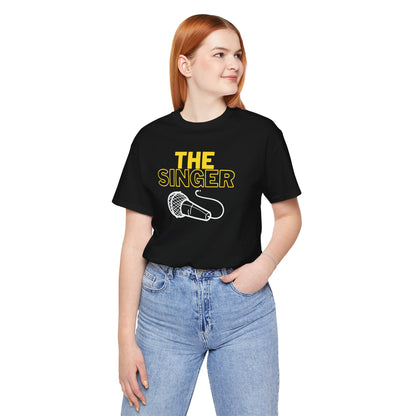 Funny Singer Unisex Jersey Short Sleeve Tee – Perfect Gift for Musicians