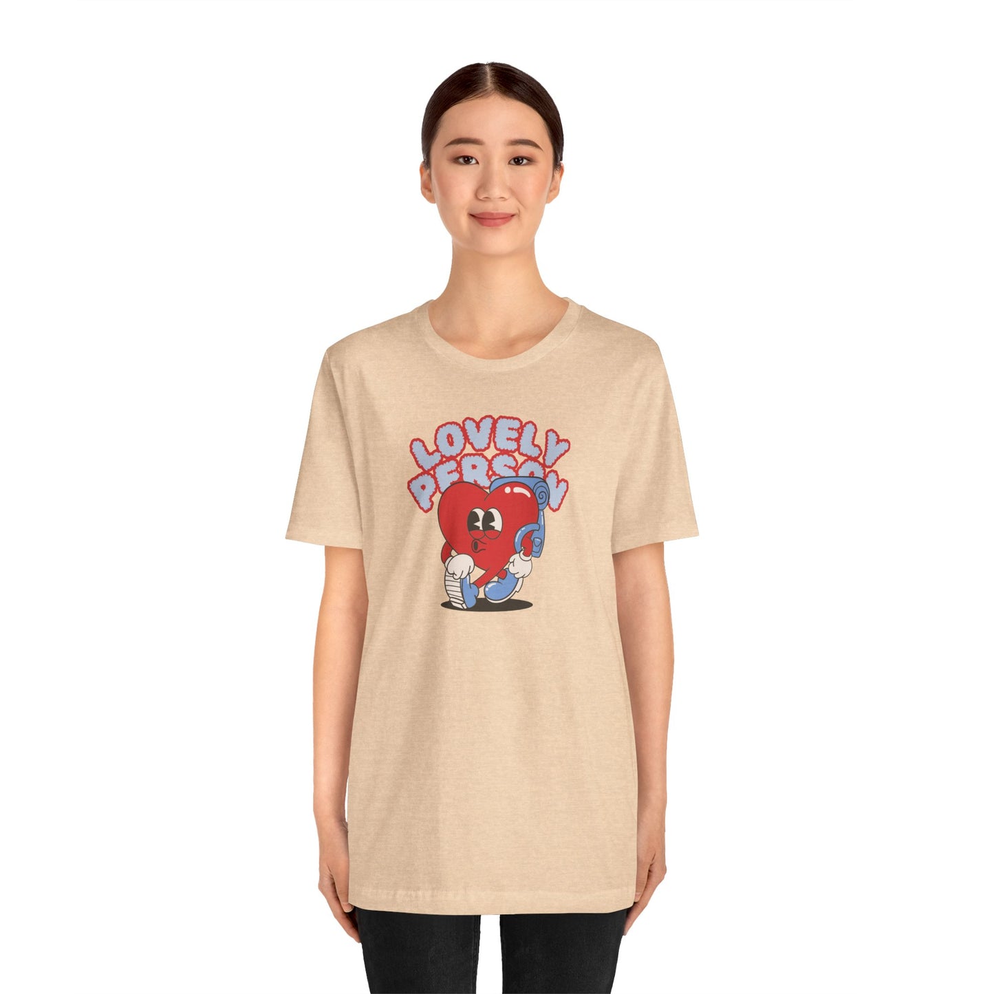 Lovely Person Short Sleeve Tee - Kind Souls Unisex Jersey