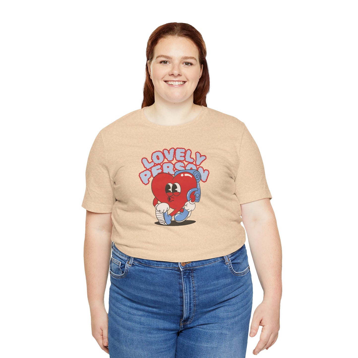 Lovely Person Short Sleeve Tee - Kind Souls Unisex Jersey