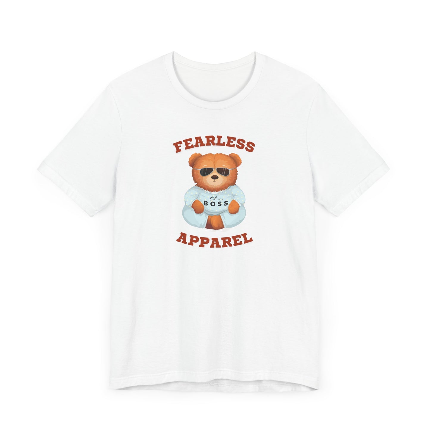 Fearless Boss Bear Unisex T-Shirt - Cute Graphic Tee