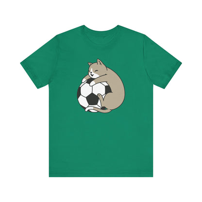 Cat Hug Football Tee