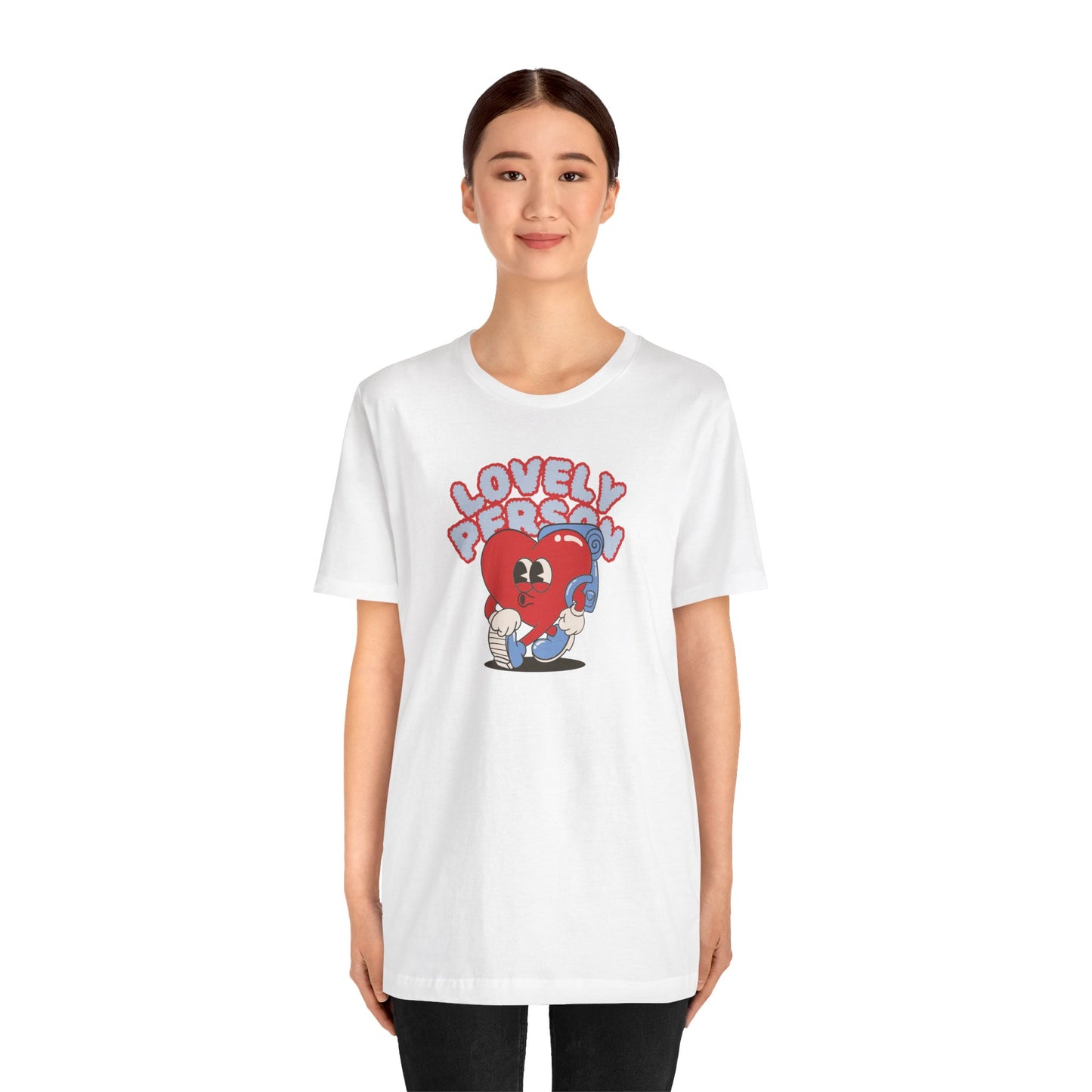 Lovely Person Short Sleeve Tee - Kind Souls Unisex Jersey