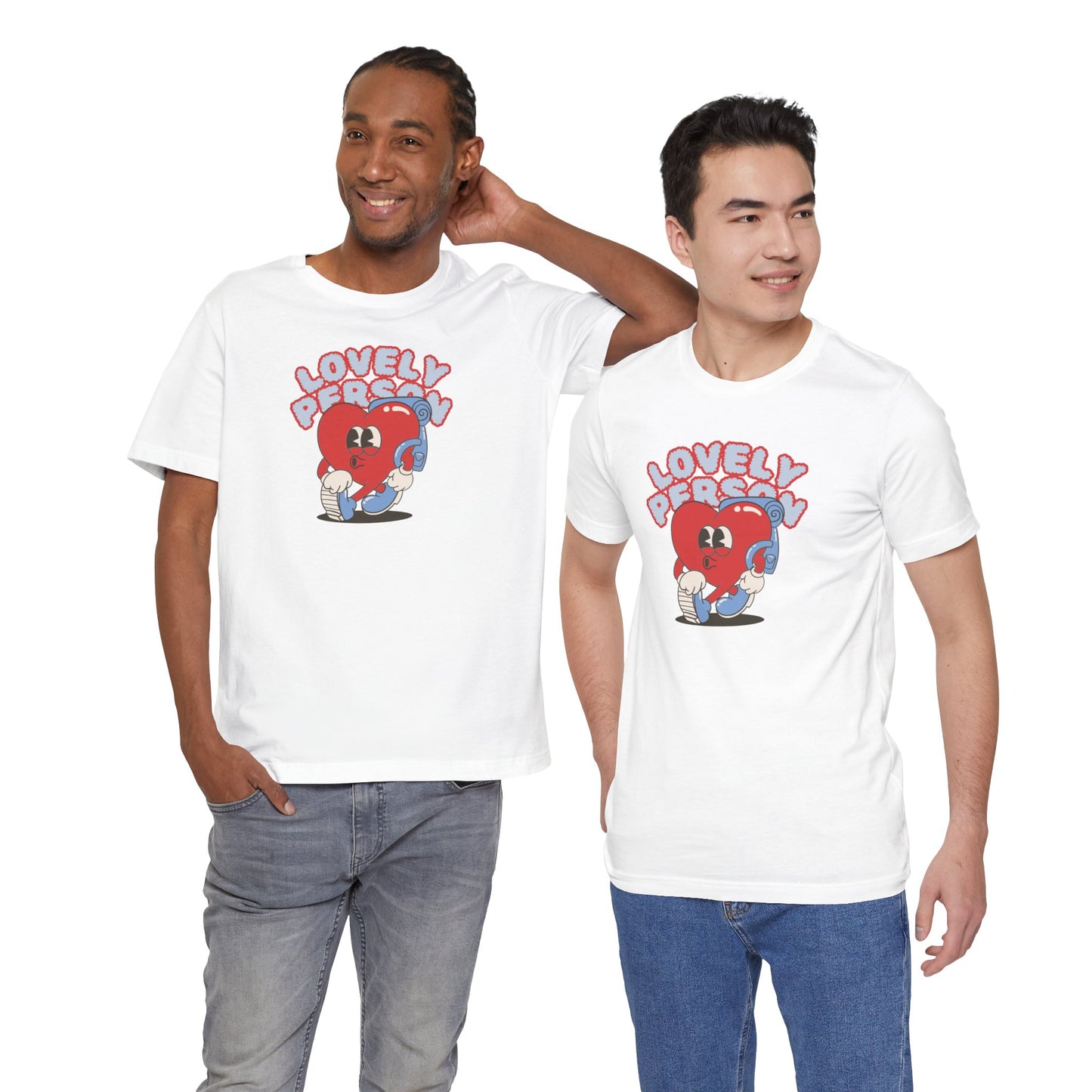Lovely Person Short Sleeve Tee - Kind Souls Unisex Jersey
