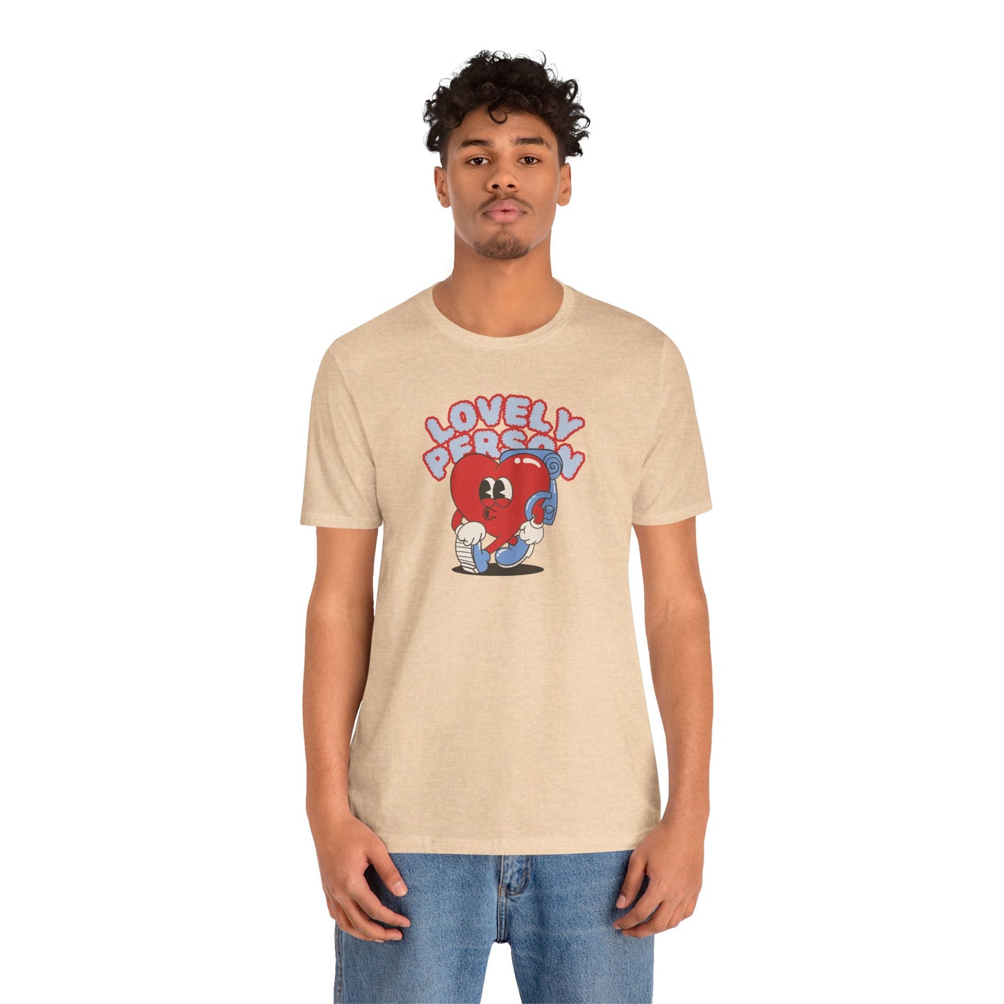 Lovely Person Short Sleeve Tee - Kind Souls Unisex Jersey