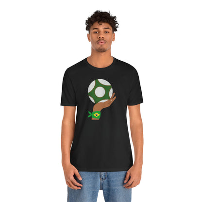 Brazil Football Soccer Unisex Tee - Express Delivery Available