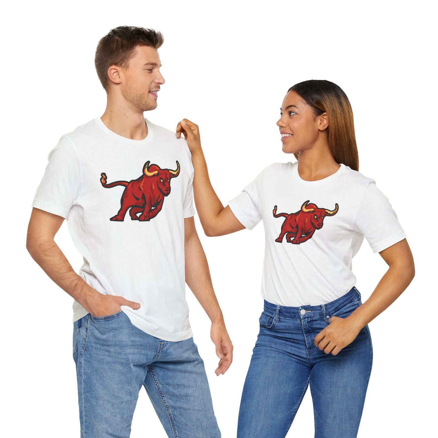 Vibrant Bull Graphic Tee - Unisex Jersey