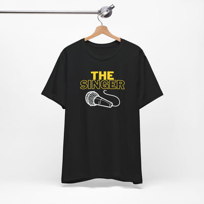 Funny Singer Unisex Jersey Short Sleeve Tee – Perfect Gift for Musicians