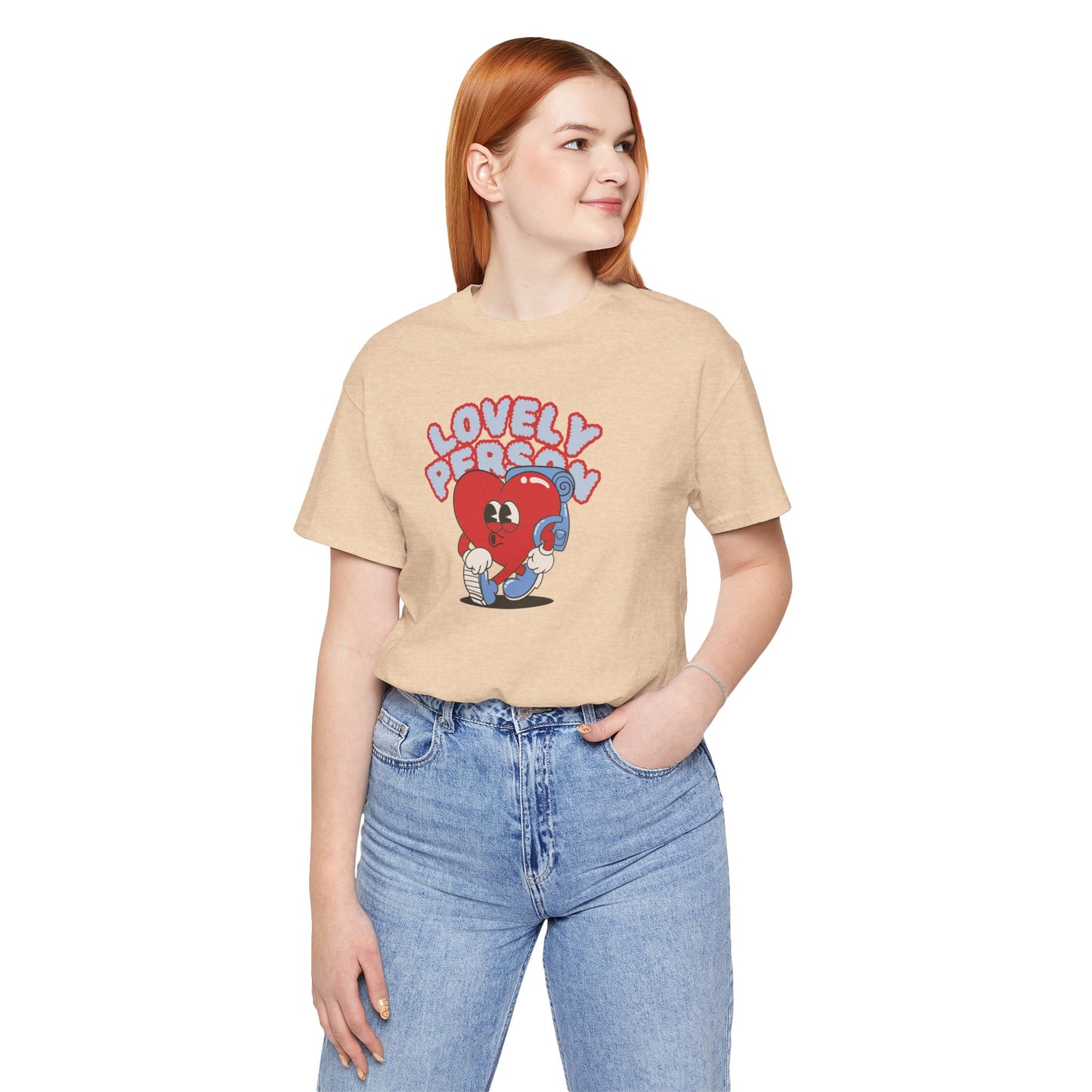 Lovely Person Short Sleeve Tee - Kind Souls Unisex Jersey