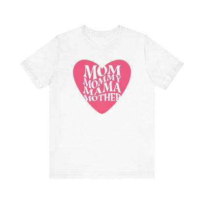 Heartfelt Mom Jersey Tee - Perfect Gift for Moms, Mommy, Mama
