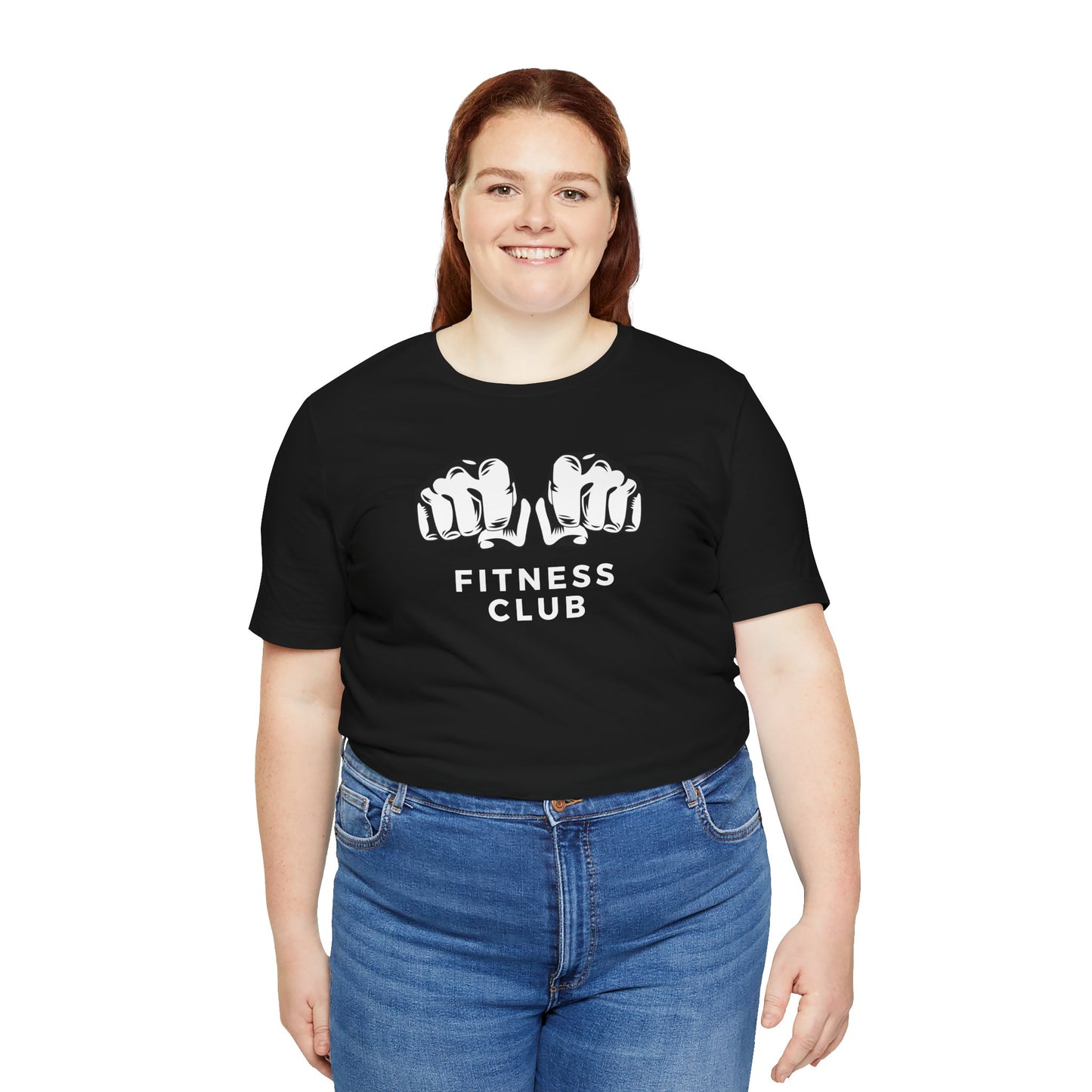 Fitness Club Unisex Jersey Tee - Bold Workout Shirt
