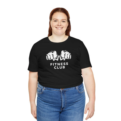 Fitness Club Unisex Jersey Tee - Bold Workout Shirt