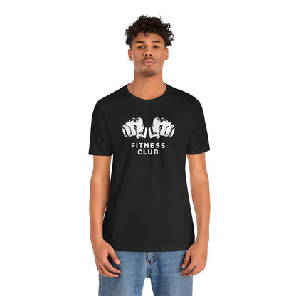 Fitness Club Unisex Jersey Tee - Bold Workout Shirt