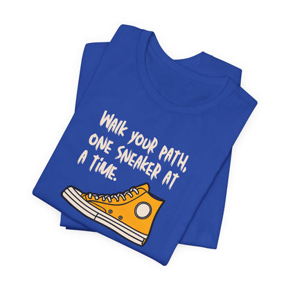 Inspirational Sneaker Tee - Unisex Jersey Short Sleeve