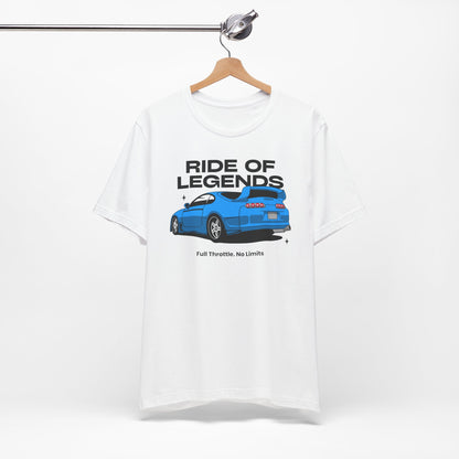 Ride of Legends Unisex Jersey Tee - Full Throttle Car Graphic
