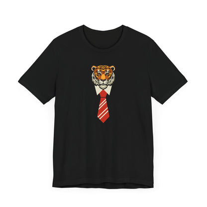 Tiger Boss Unisex Short Sleeve Tee - Stylish Animal Graphic Tee for Casual Wear