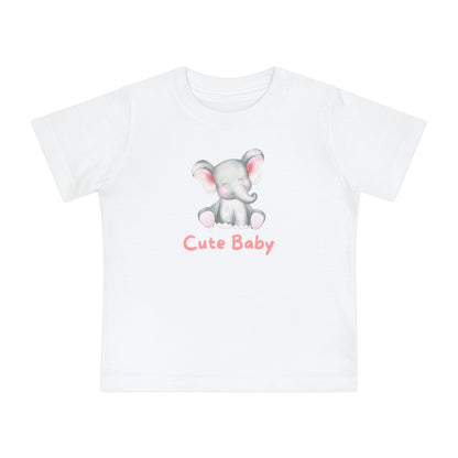 Cute Baby Elephant Short Sleeve T-Shirt