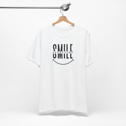 Smile Everytime Unisex Jersey Tee - Casual Inspiration Wear