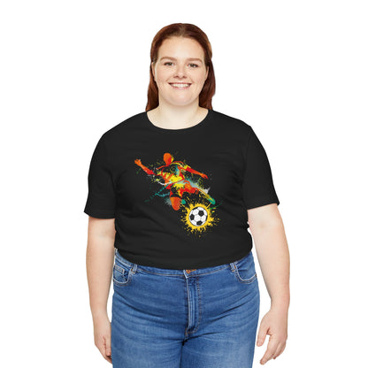 Soccer Champion Unisex Tee - Colorful Sports Graphic T-Shirt