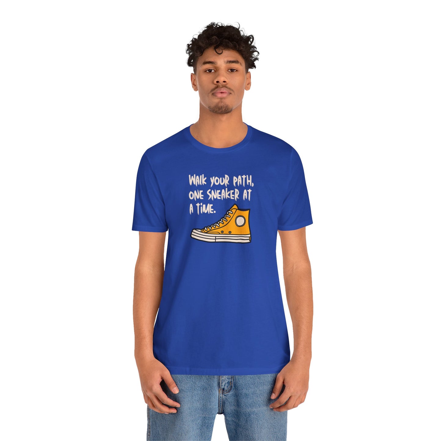Inspirational Sneaker Tee - Unisex Jersey Short Sleeve