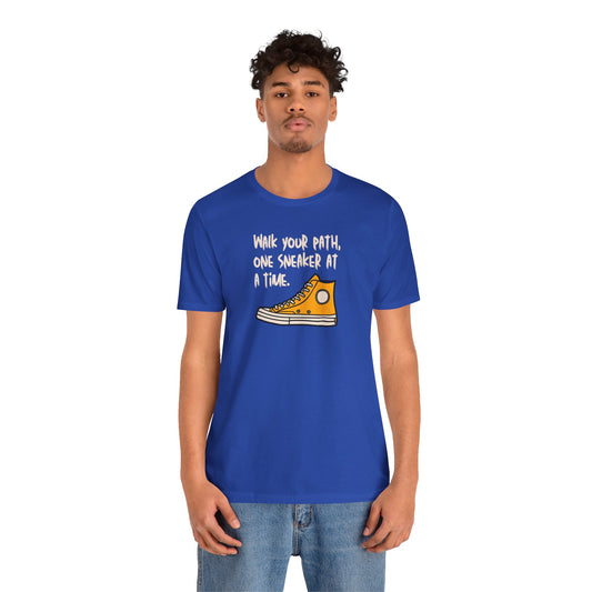 Inspirational Sneaker Tee - Unisex Jersey Short Sleeve