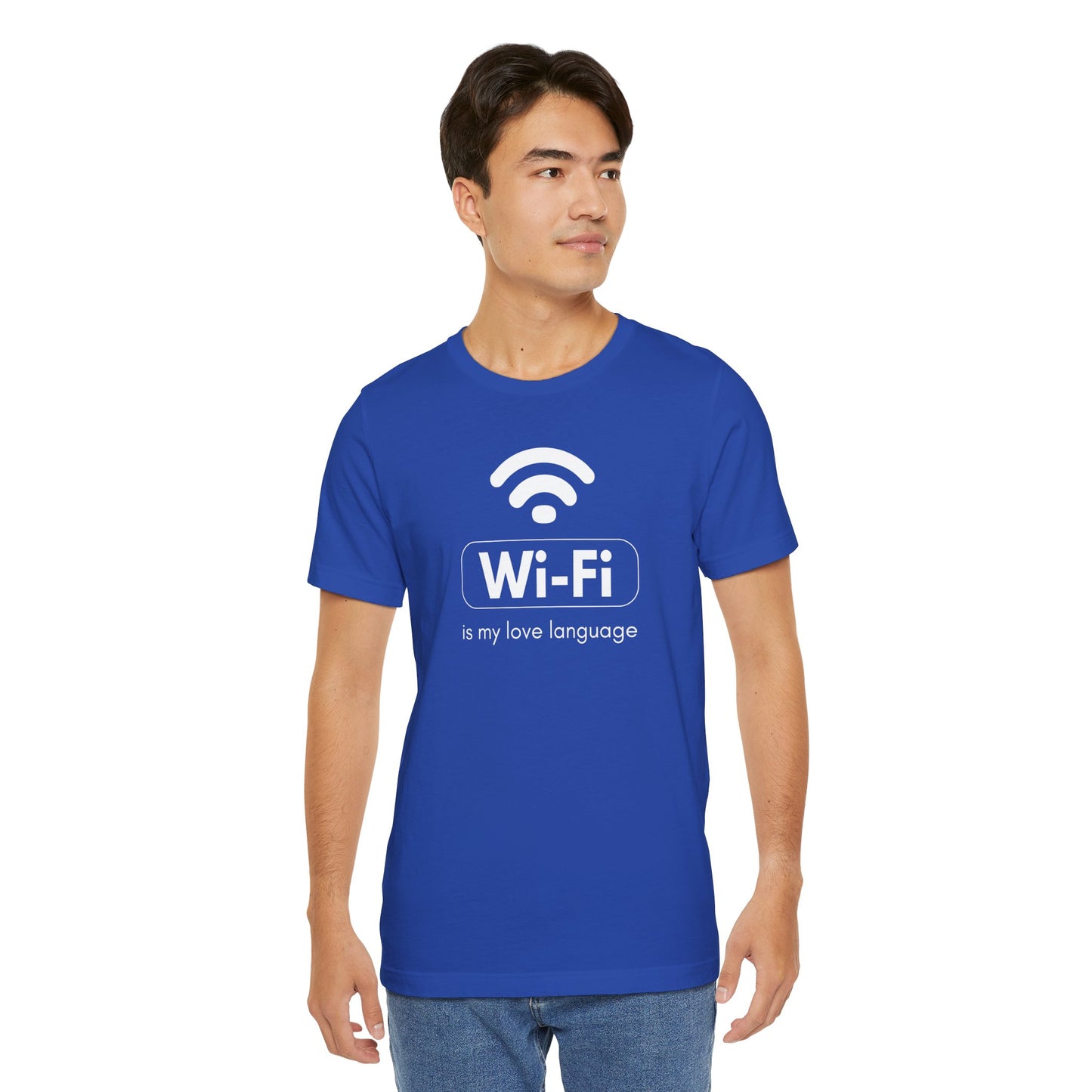 Funny Wi-Fi Love Language Unisex Short Sleeve Tee