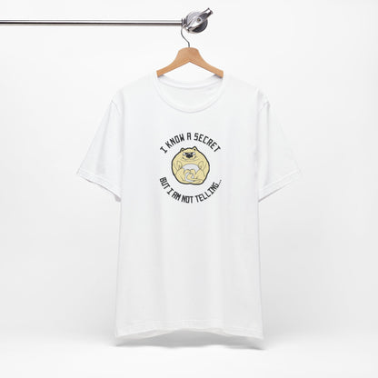 Funny Secretive Pug Unisex Tee | Pet Lover T-Shirt