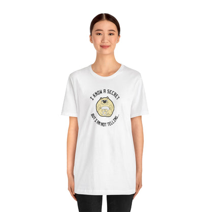 Funny Secretive Pug Unisex Tee | Pet Lover T-Shirt