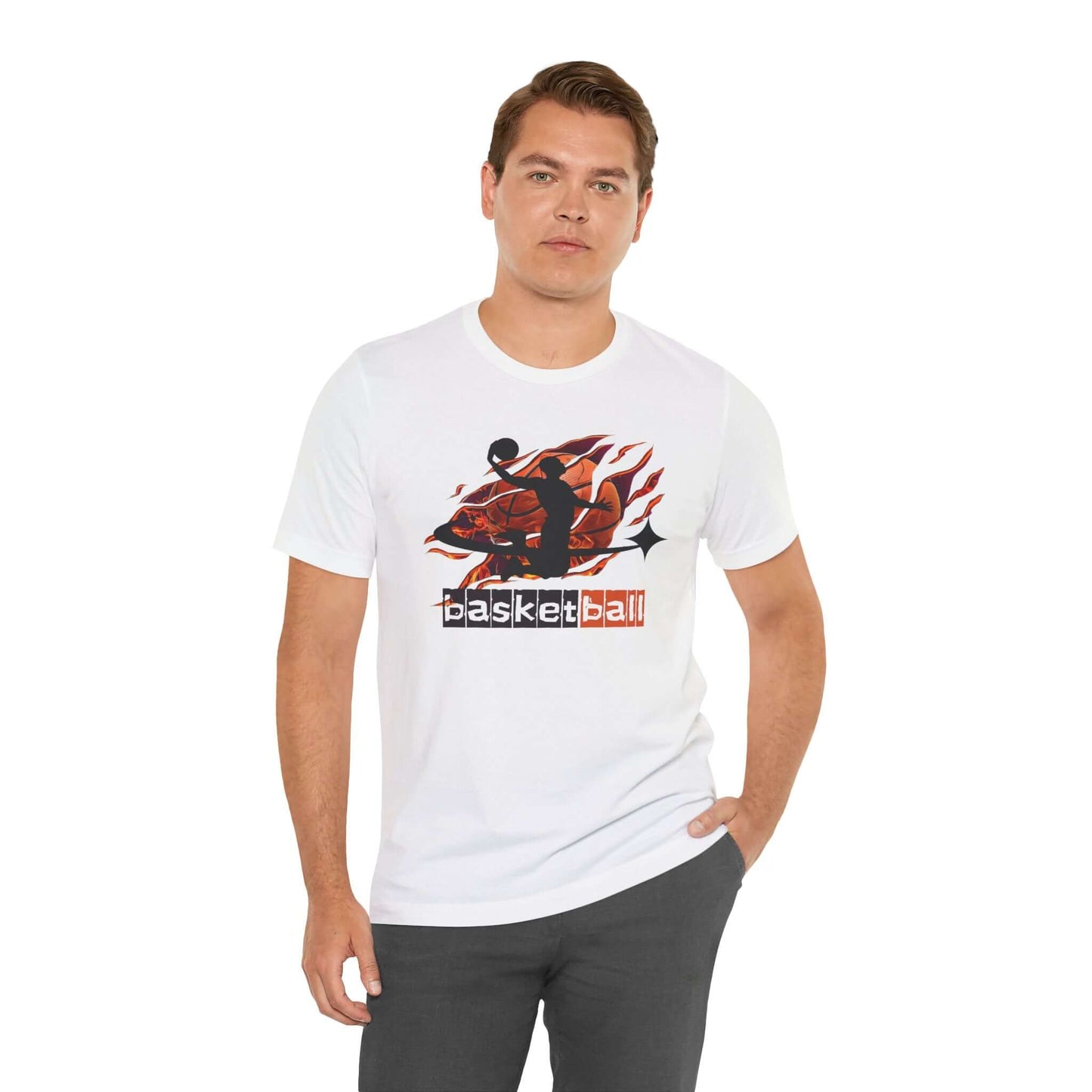 Basketball Graphic Tee - Unisex Athletic Sports T-Shirt