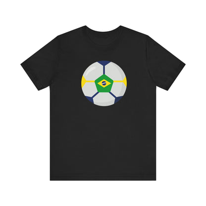 Brazil Football Soccer Unisex Tee - Express Delivery Available