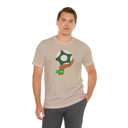 Brazil Football Soccer Unisex Tee - Express Delivery Available