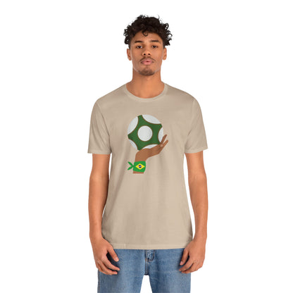 Brazil Football Soccer Unisex Tee - Express Delivery Available