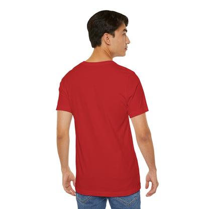 Soccer Player Action Tee – Men's Football Dribbling Graphic Shirt