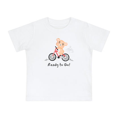 Cute Baby Short Sleeve T-Shirt - Ready to Go! - Fun and Playful Kids Wear