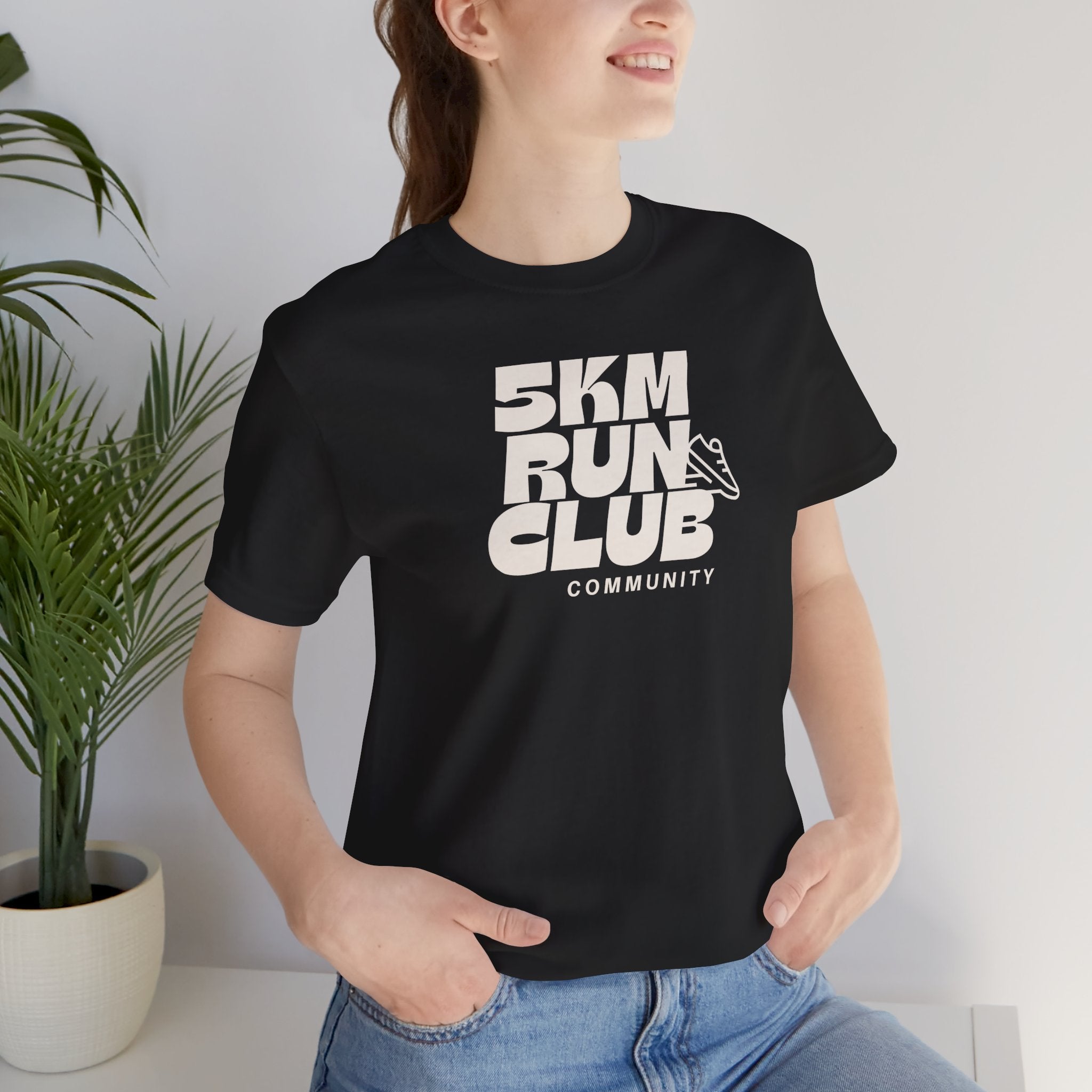 5KM Run Club Unisex Jersey Tee - Perfect for Runners & Fitness Enthusiasts