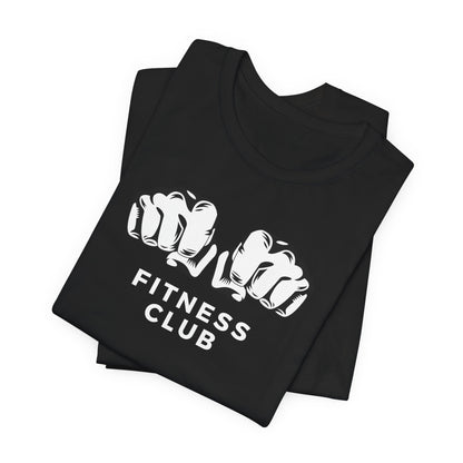 Fitness Club Unisex Jersey Tee - Bold Workout Shirt