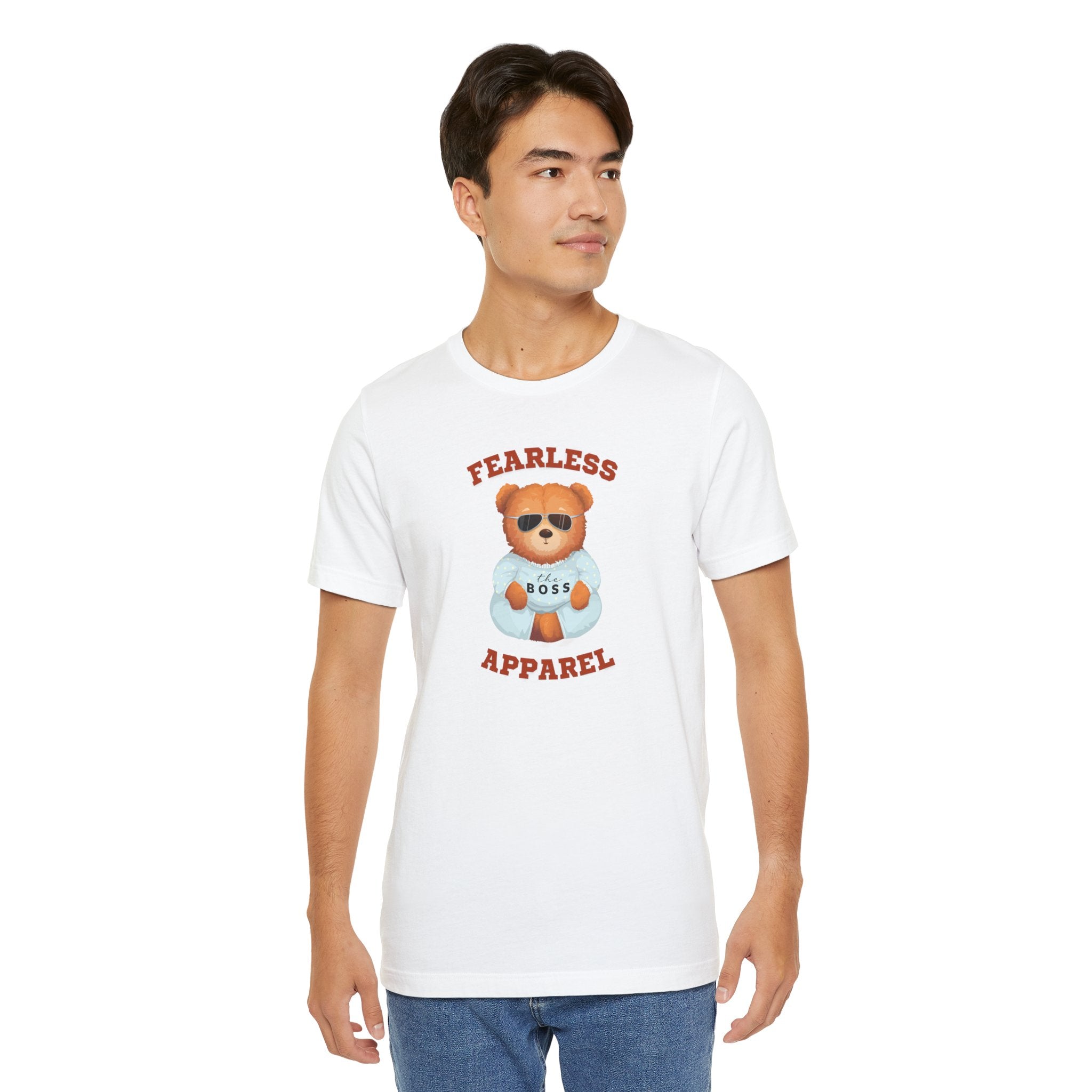 Fearless Boss Bear Unisex T-Shirt - Cute Graphic Tee
