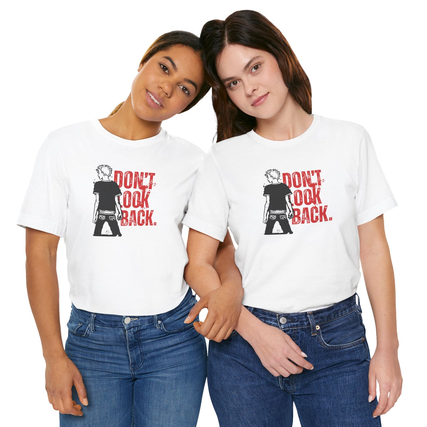 Inspirational Tee - 'Don't Look Back' Unisex Jersey