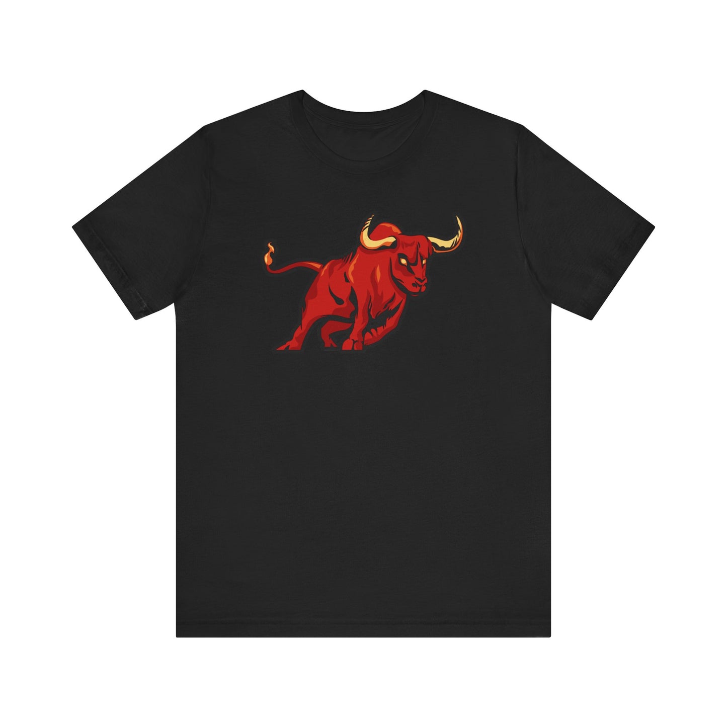 Vibrant Bull Graphic Tee - Unisex Jersey
