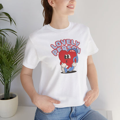 Lovely Person Short Sleeve Tee - Kind Souls Unisex Jersey