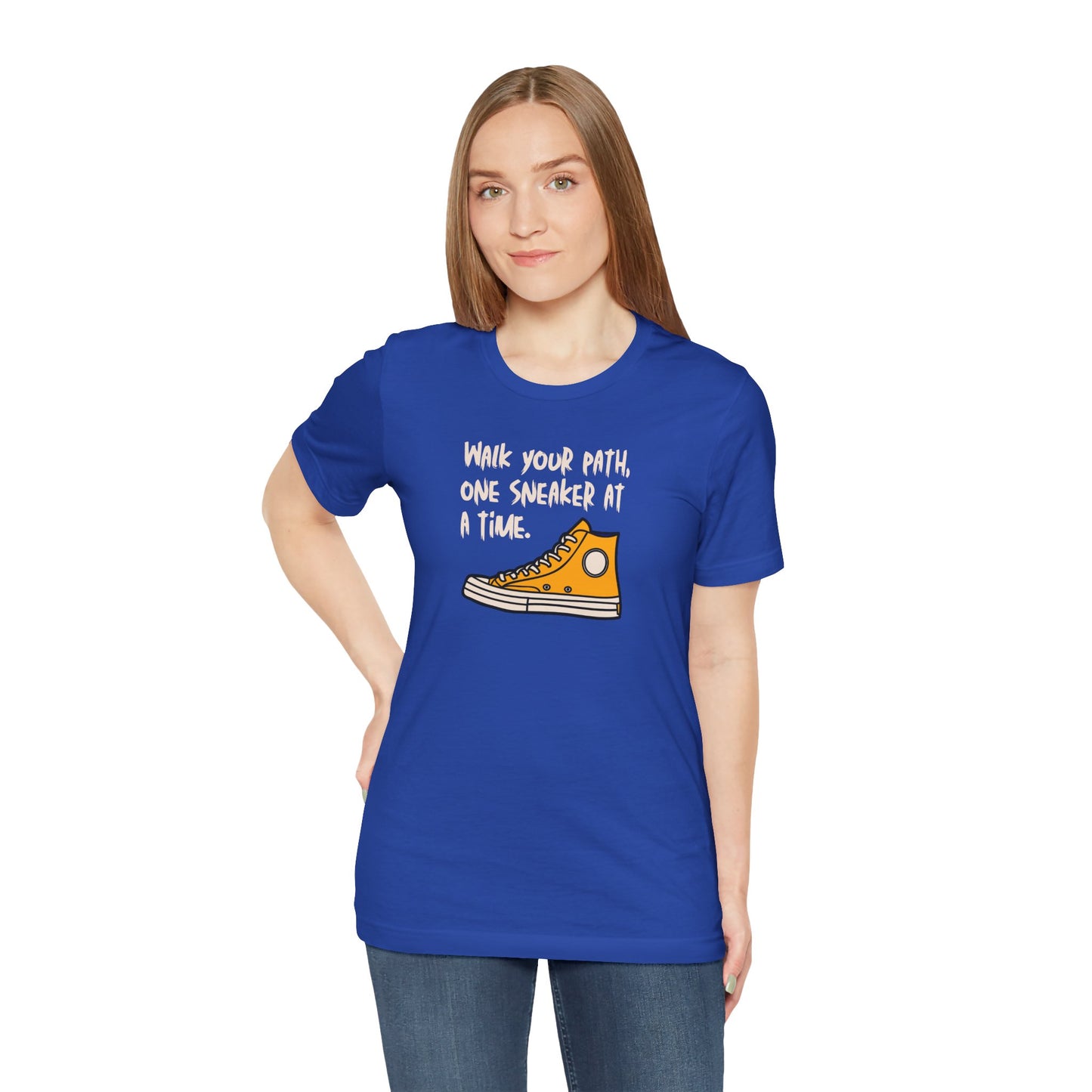 Inspirational Sneaker Tee - Unisex Jersey Short Sleeve