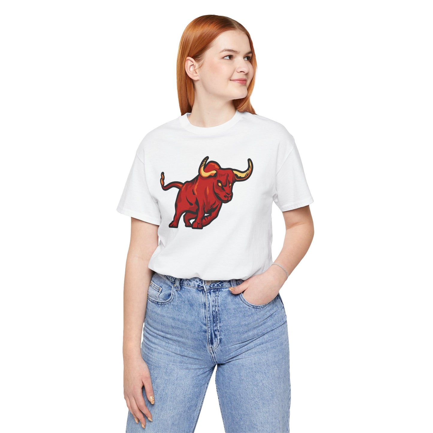 Vibrant Bull Graphic Tee - Unisex Jersey