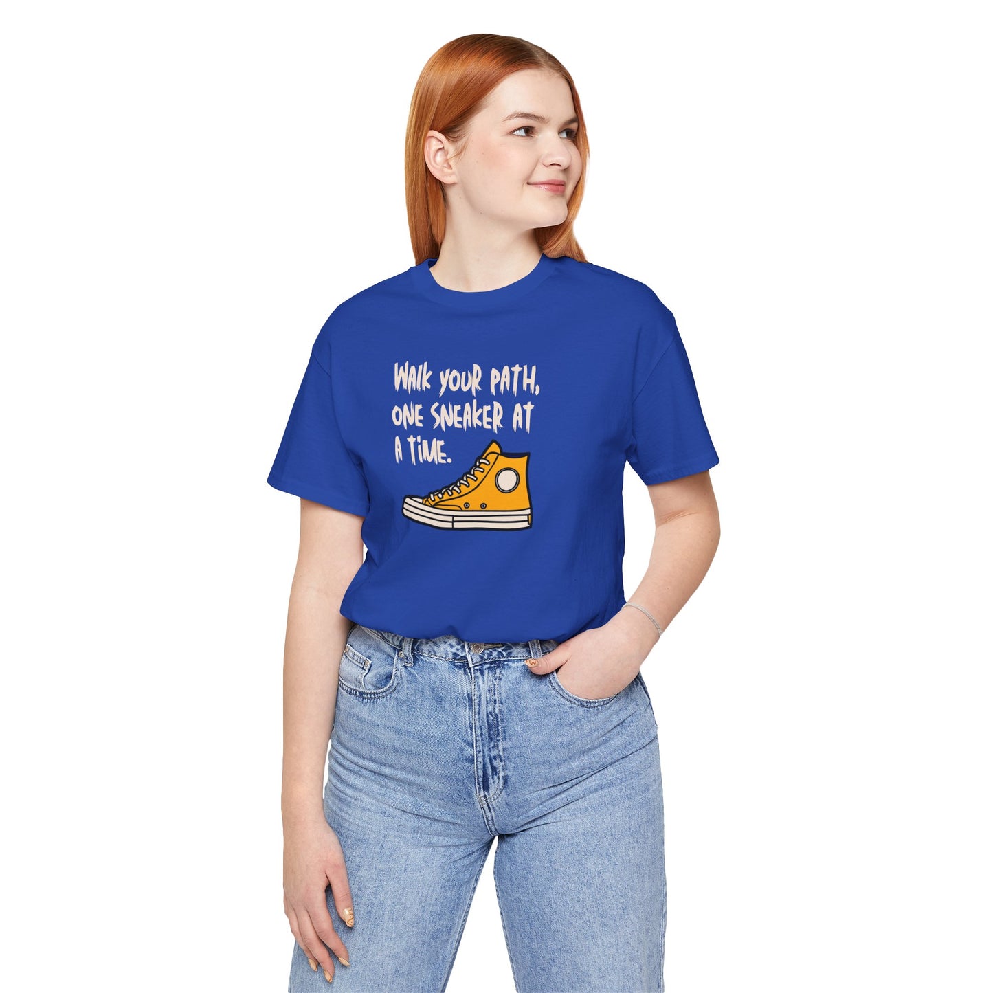 Inspirational Sneaker Tee - Unisex Jersey Short Sleeve