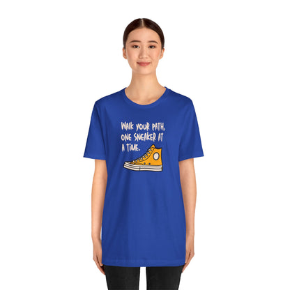 Inspirational Sneaker Tee - Unisex Jersey Short Sleeve